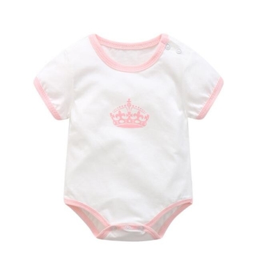 Bequeme Farbe 130GSM - 200GSM des Baby-kurzen Ärmels der Bodysuit-PMS