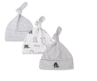Neugeborenes Unisexbaby bedeckt neugeborene Baby-Strickmützen mit Druck-Stickerei mit einer Kappe