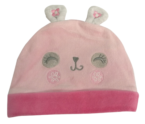 Neugeborenes Baby 80% Baumwolle20% Polyrster bedeckt Mädchen-Säuglingswinter-Hut-Stickerei oder Druck mit einer Kappe