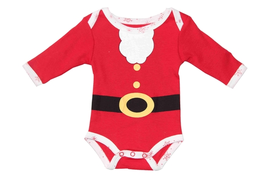 Baumwollunisexkinderkleidungs-neugeborenes Weihnachten 100% Onesie mit Gummidruck