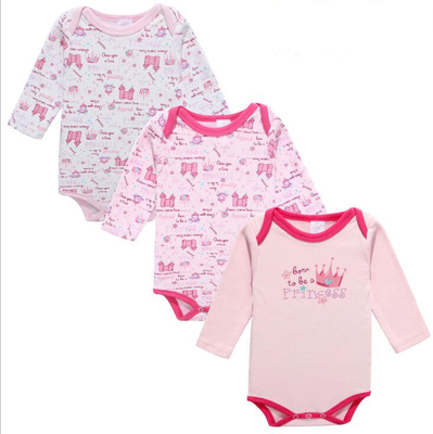 Frühlings-Herbst-nettes neugeborenes Baby kleidet Baumwolllangärmligen Baby-Spielanzug