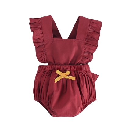 Ärmelloser Unisexbaby-Spielanzug/Normallack-Spielanzug-Baby-Overall